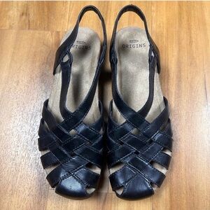 Earth Origins Flat Fisherman Sandals Size
8.5M Minimalist Comfort Strappy Slingb